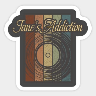 Jane's Addiction Vynil Silhouette Sticker